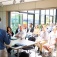 Zoom image: Students give their final presentations for last year's Carbon Reduction Challenge in UB's GRoW Clean Energy Center. Photo: Douglas Levere/University at Buffalo 