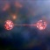 Zoom image: A new method developed by University at Buffalo physicists will allow qunatum dnyamics, like the interaction between two atoms, to be simulated more easily on consumer laptops. 