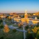 Aerial view of Hayes Hall on UB's South Campus. 