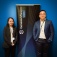 UB faculty members Yinyin Ye, left, and Jiayu Peng at the Genesis Mission summit Wednesday in Washington, D.C. 