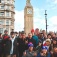 A student group studying abroad in London. 