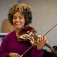 Melissa White pictured with a violin. 