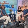 From left: Chelsea Lovell, host of WIVB-TV's "Daytime Buffalo," spoke with Wil Green and UB students Melodie Loya and Joseph Scerbo pictured at the WIVB studio. 
