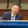 Siwei Lyu trestifying before the New York State Assembly. 