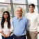 From left: UB researchers Tanvi Ranga, Nalini Ratha and Arjun Ramesh Kaushik. 