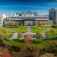 Aerial view of Squire Hall on UB South Campus. 