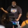 LaGarrett King speaking at a podium. 