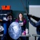 Danielle Rosvally, assistant professor and creator of the Mobile Shakespeare Lab, looks on as her students rehearse for &ldquo;Macbeth.&rdquo;. 